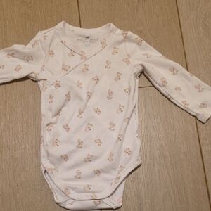 French Sergent Major Bear Print Kids One Piece